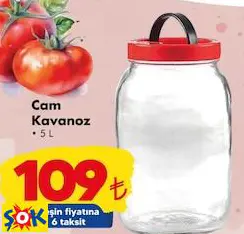 CAM KAVANOZ 5 L